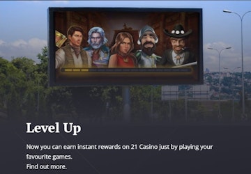 21 Casino Level Up loyalty program