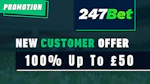 247bet 100 percent up to 50
