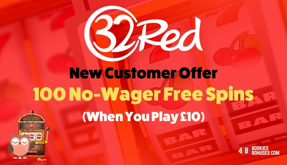 32 Red offer 100 free spins