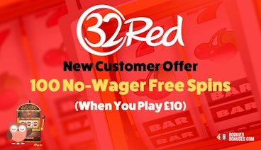 32 Red offer 100 free spins