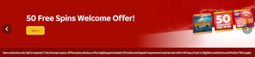 50 free spins sky