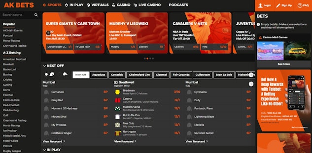 AK Bets page