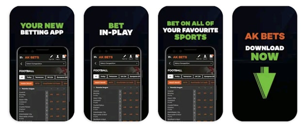 AK Bets on mobile device