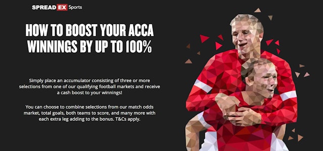 Acca boost Spreadex image