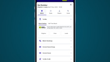 BOYLE Sports Bet builder zoom