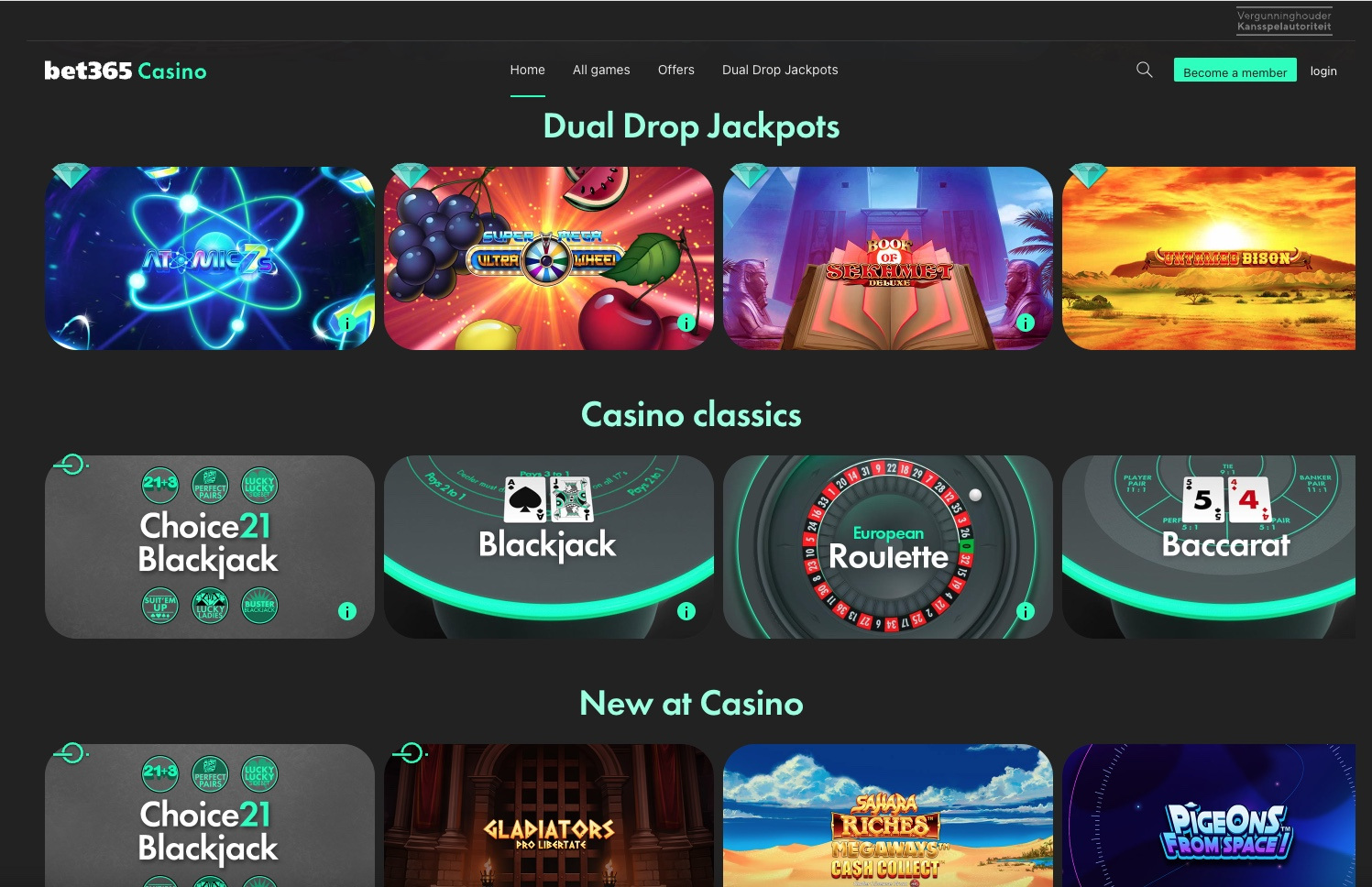 Bet365 NL Casino