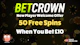 Bet Crown 50 free spins