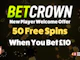 Bet Crown 50 free spins