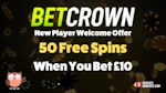 Bet Crown 50 free spins