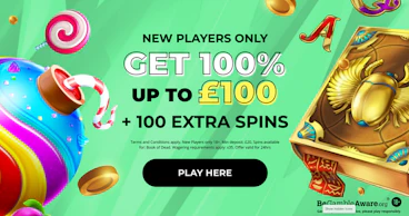 Bet Grouse casino bonus 100% up to £100