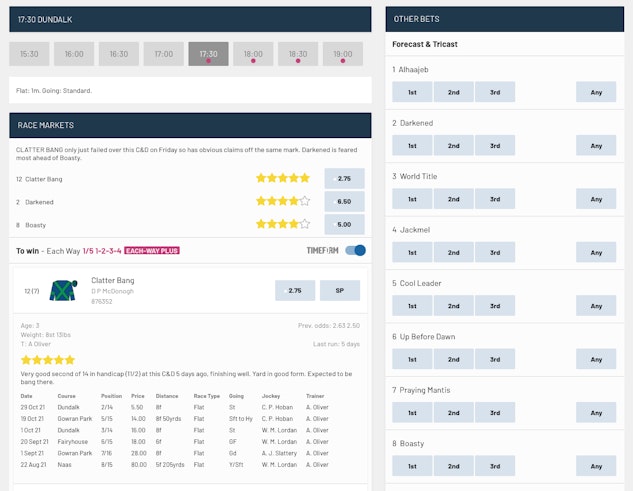 Bet UK horse racing betting