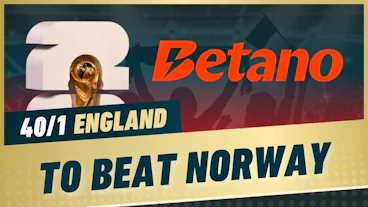 Betano 40 1 England v Norway