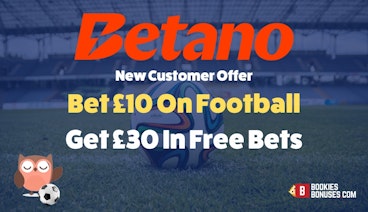 Betano bet 10 get 30 football