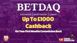 Betdaq 1000 commission back