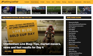 Betfair Cheltenham betting tips