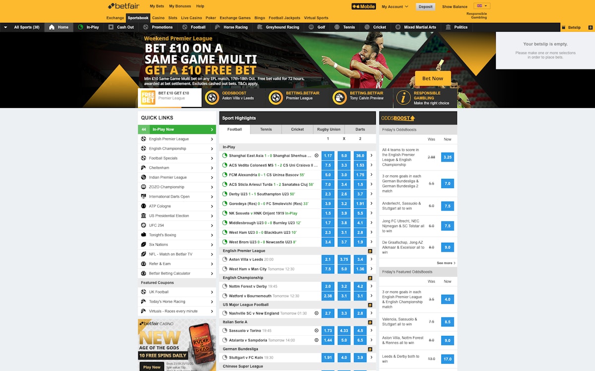 The best online betting sites