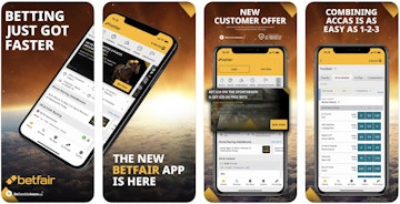 Betfair new app