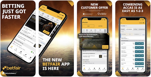 Betfair new app