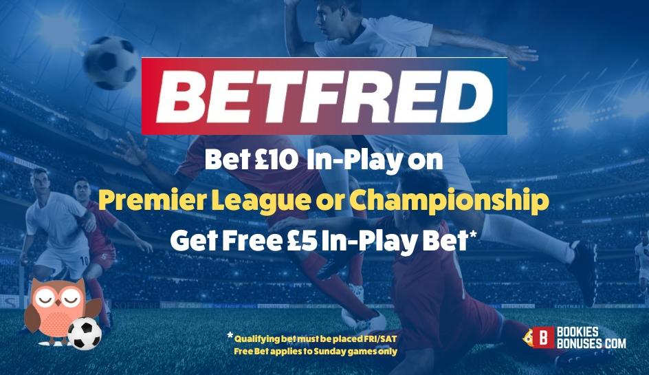 Betfred In Play Football Offer