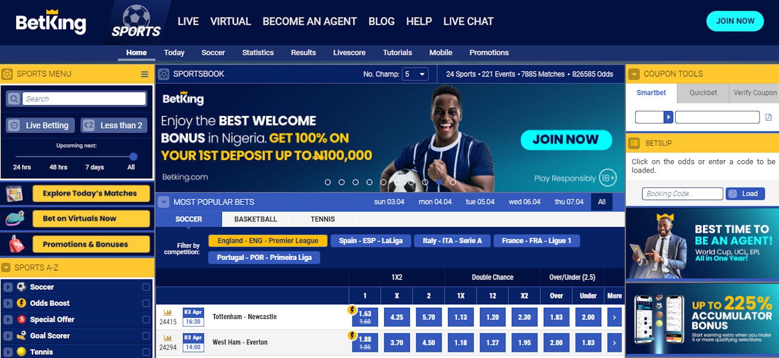 Betking Nigeria Home