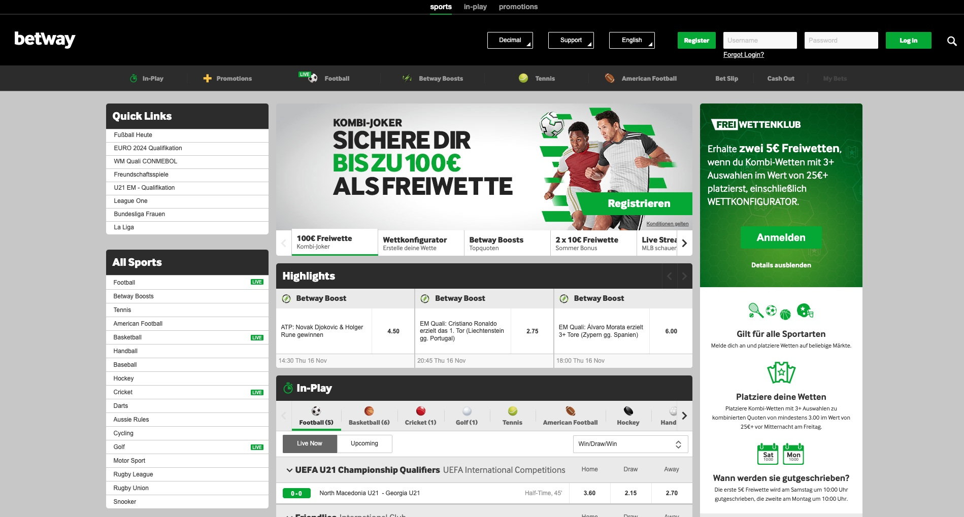 Betway Sports