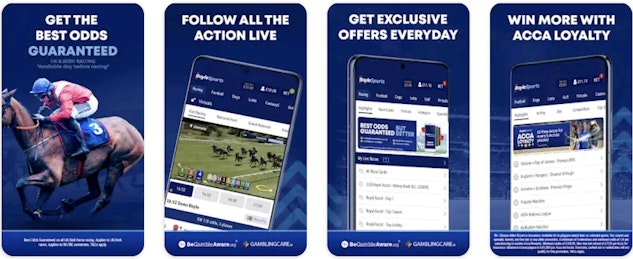 Boylesports mobile app screenshots