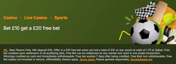 Casimba bet 10 get 20 landing page