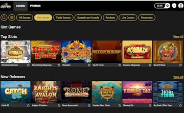 Check out featured slots and new releases at Regal Wins