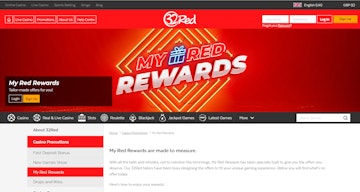 Check out your personalised promotions on the Red Rewards page