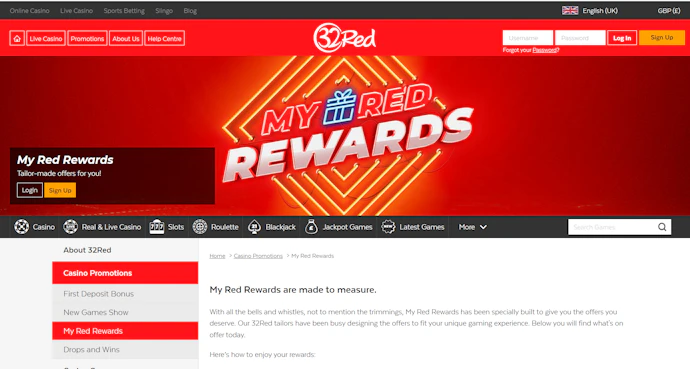 32Red Casino | Play £10 Get 100 Free Spins Jul 2026