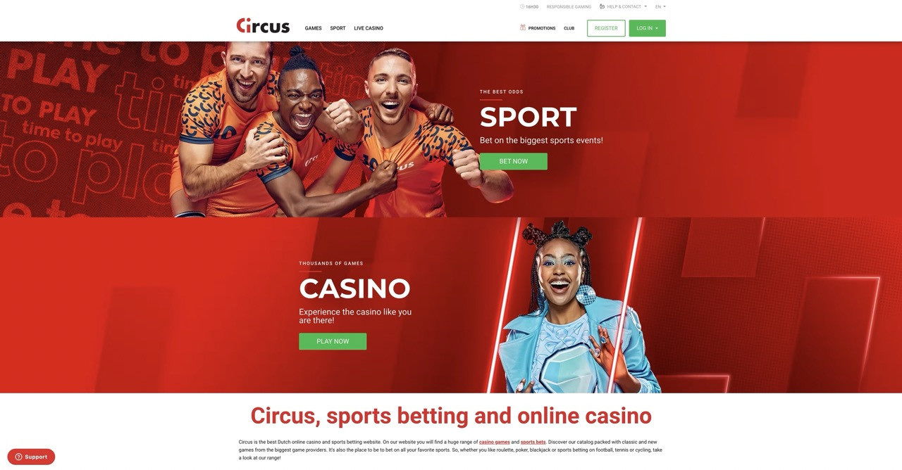 Circus Netherlands Homepage