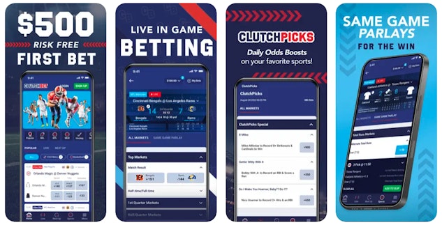 Clutchbet App Preview