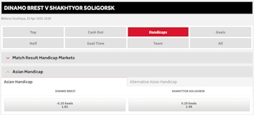 Genting Bet Asian Handicap