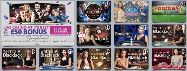Karamba live casino