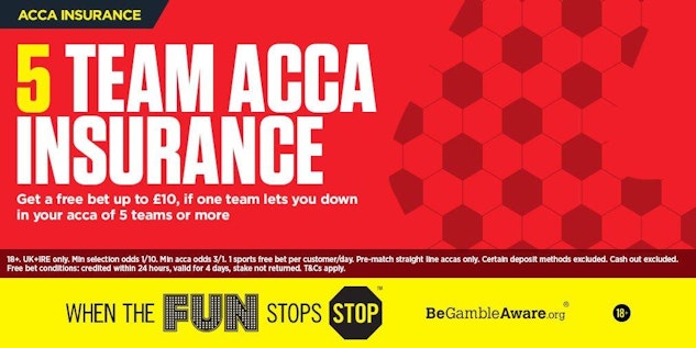 Ladbrokes acca insurance 10