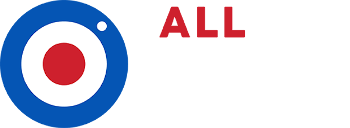 All british sports logo white
