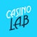 Casino lab logo white