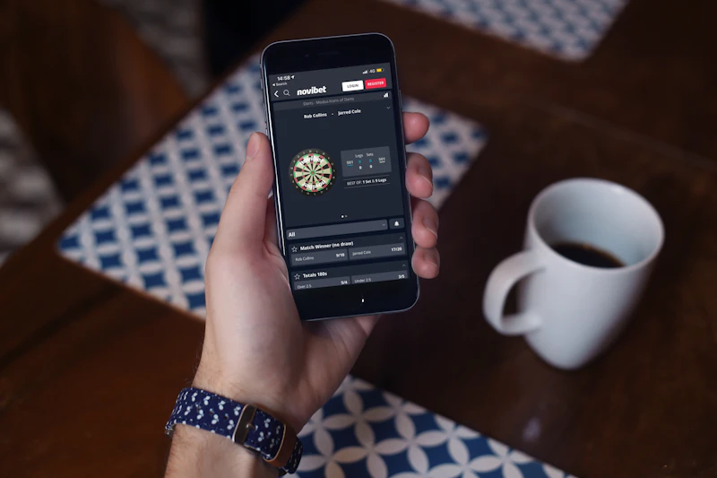 Interfaccia della app Novibet su smartphone