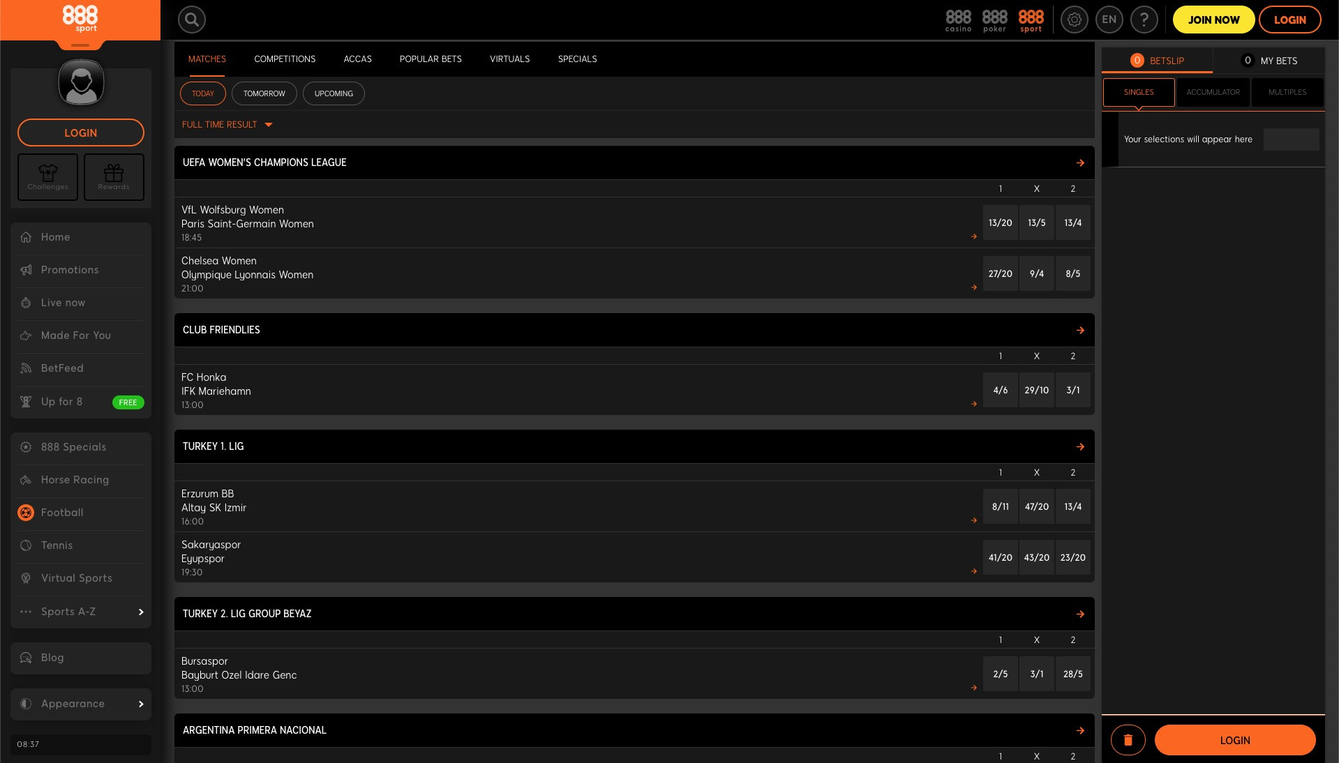 888sport football home