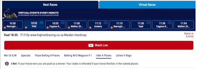 Boyle Sports Racing Markets