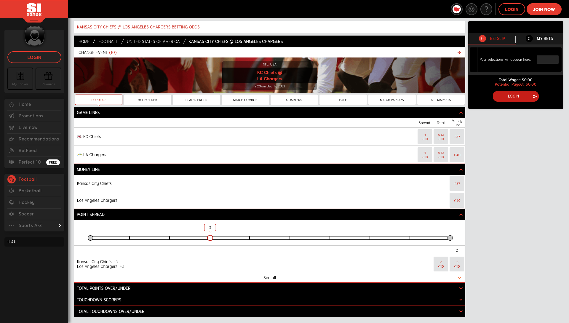 Si Sportsbook NFL