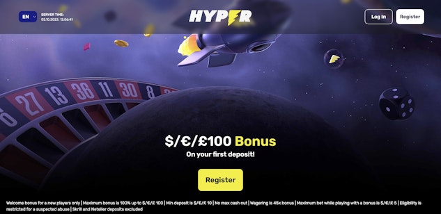 Hyper casino bonus