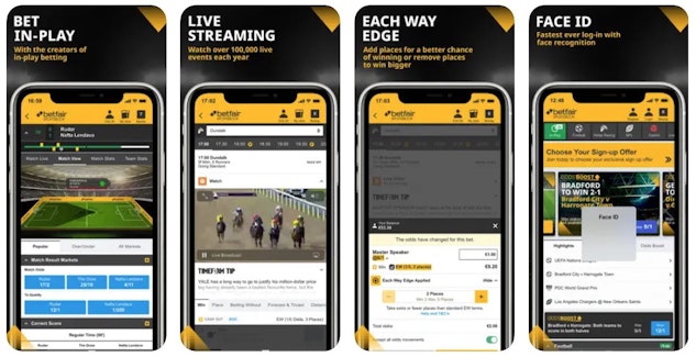 Betfair app preview 2022
