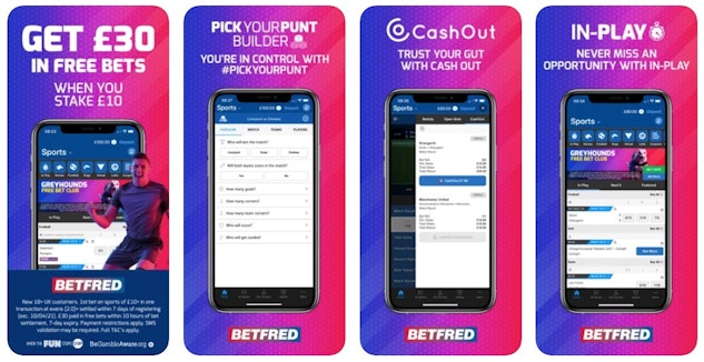 Betfred app preview