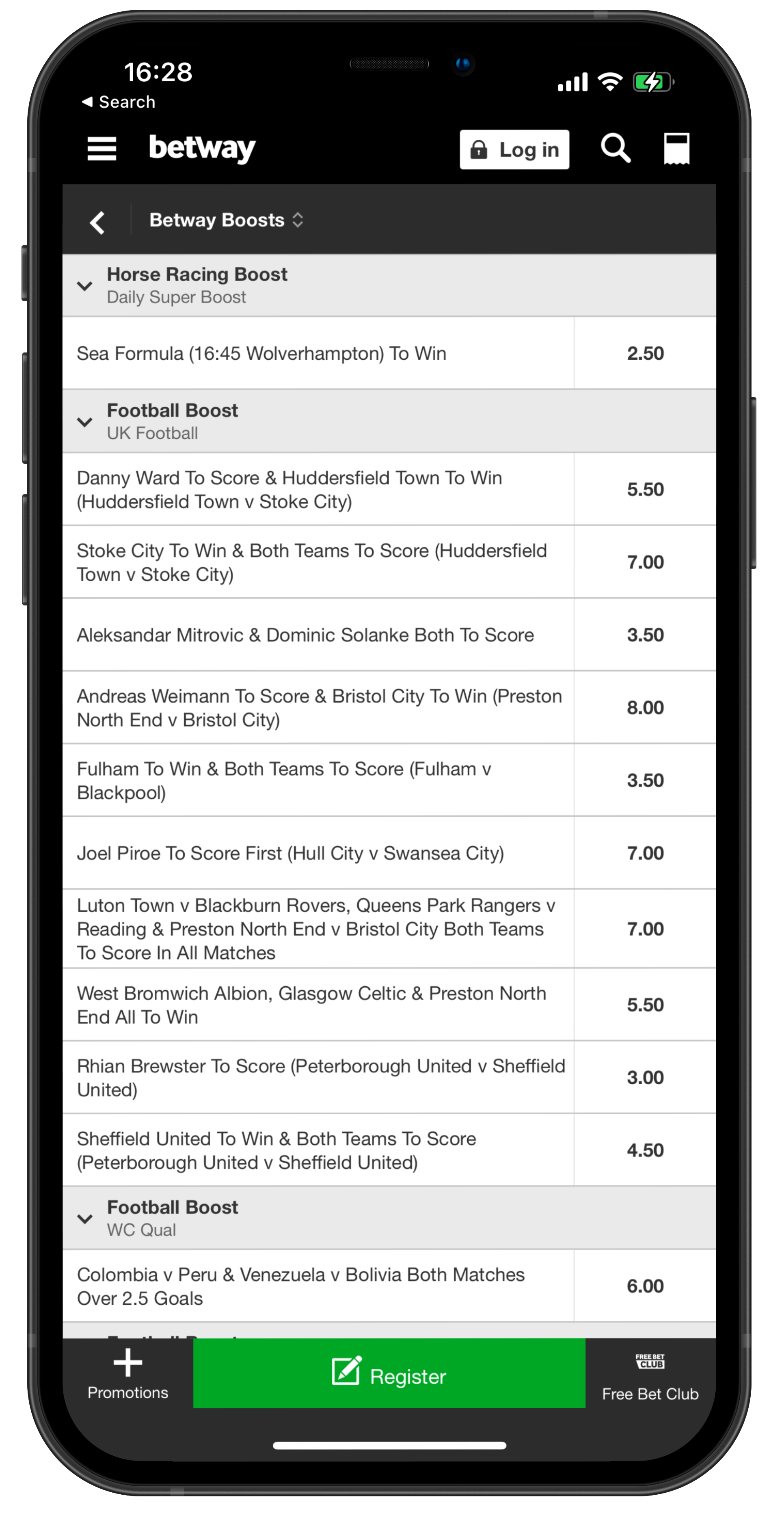 Betway app boosts