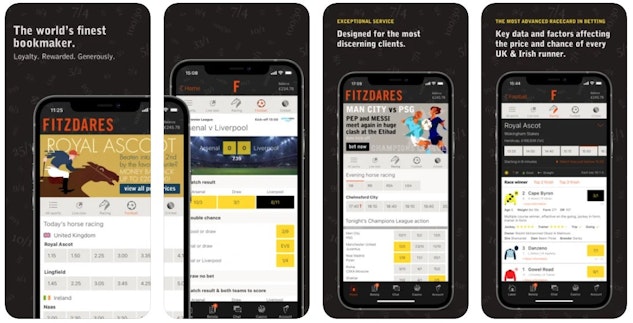 Fitzdares app preview