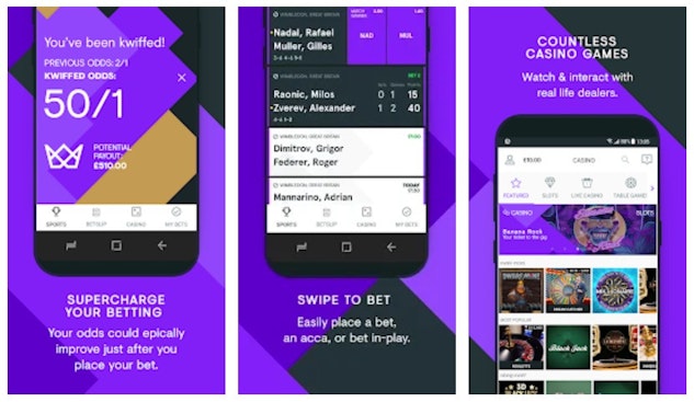 Kwiff app preview