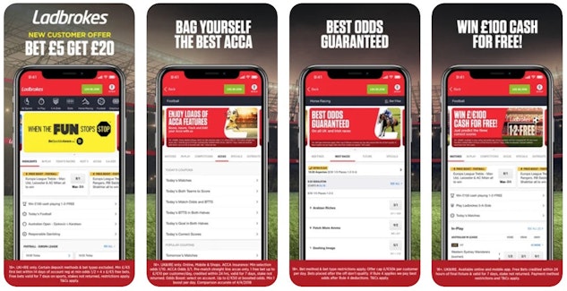 Ladbrokes app preview