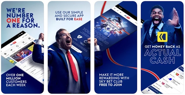 Skybet app preview