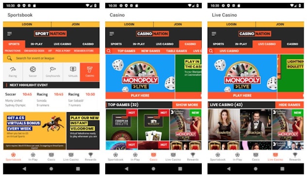 Sportnation app preview